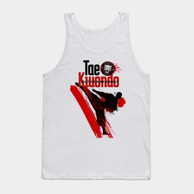 Taekwondo Combat Graphic Tank Top by Sprialz0